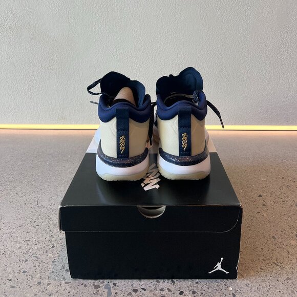 Nike Jordan ZION I Fossil / Midnight Navy / White Size US 11.5 - Picture 3 of 5